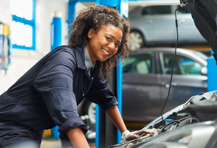 Woman mechanic