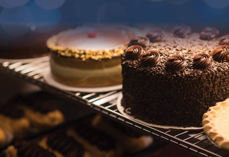 Gregg's chocolate cake